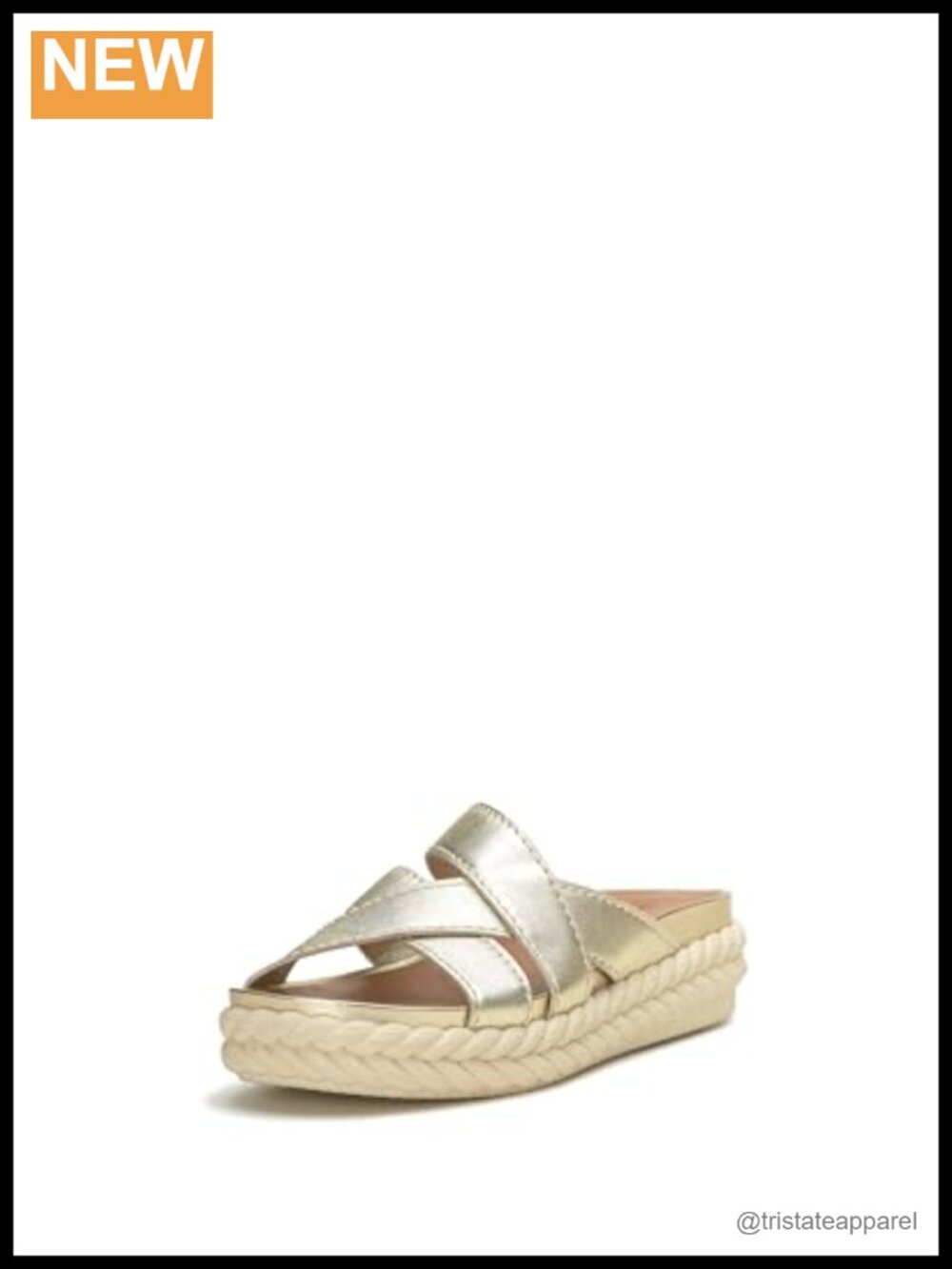 Lucky Brand Loftee Leather Platform Sandals Slip On Casual Ankle Strap